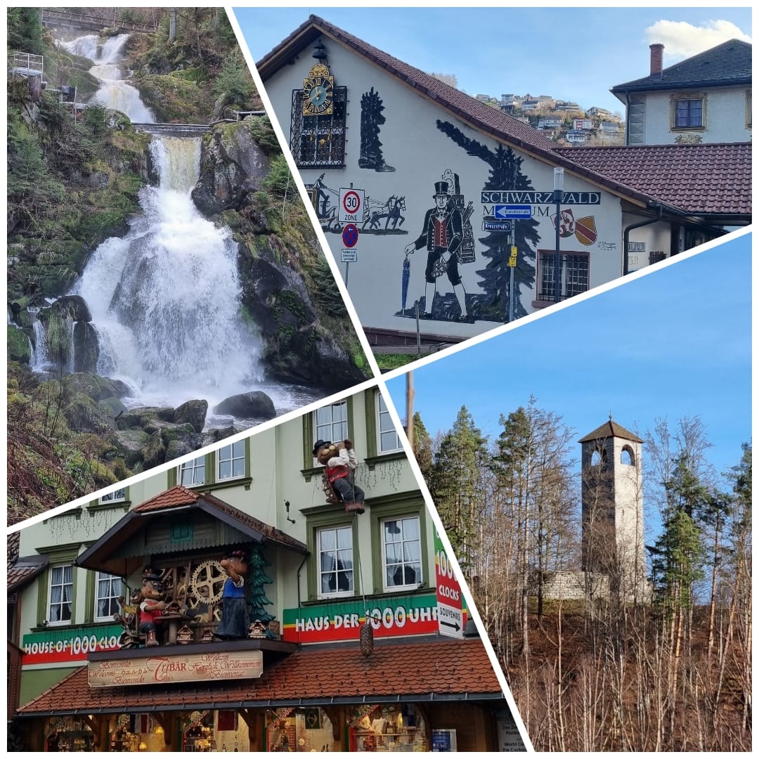 Triberg- Deutschlands höchste Wasserfälle - über 160 m stürzt das Wasser der Gutach schäumend und tosend in sieben Kaskaden ins Tal (im Winter ist leider nur der untere Teil offen)